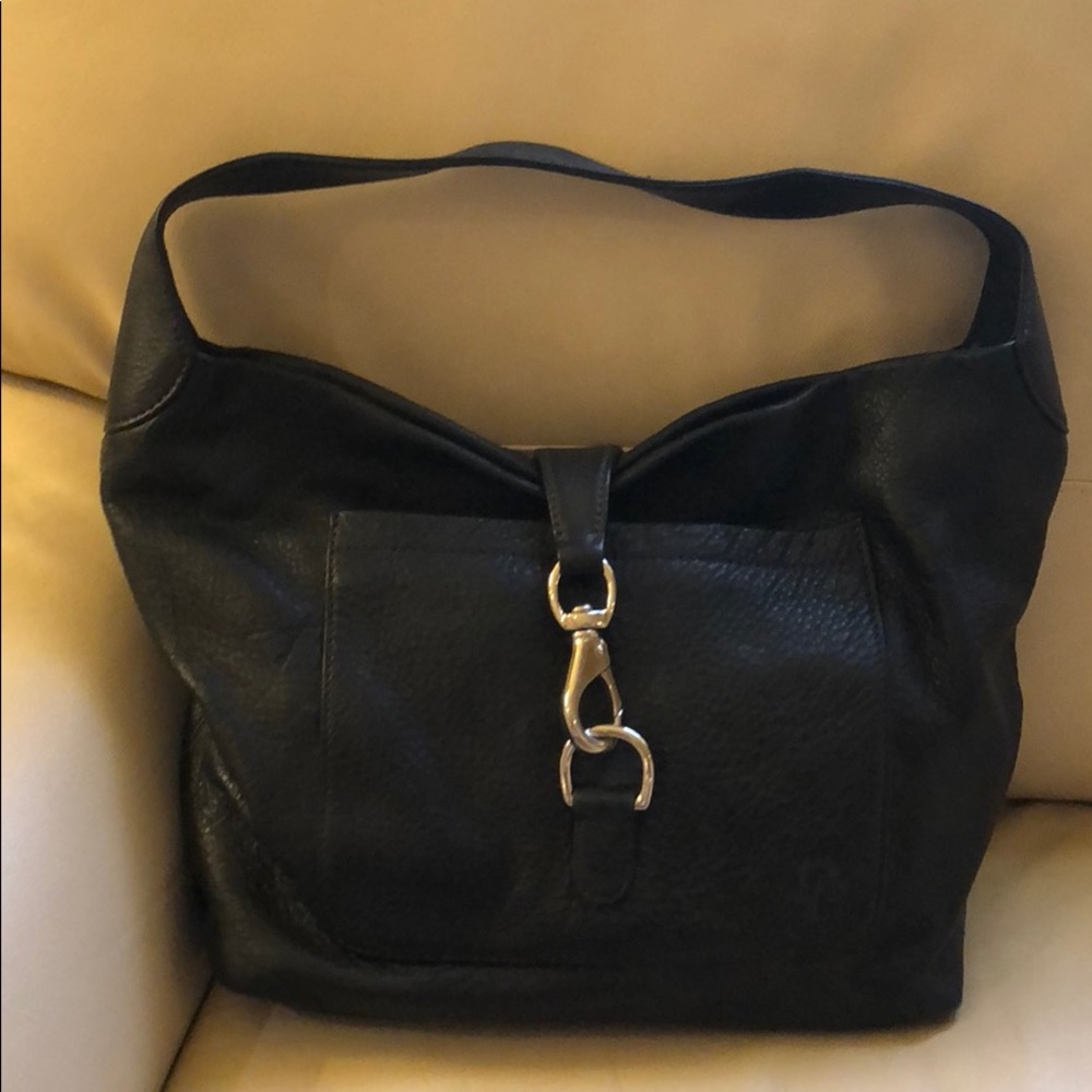 Dooney & Bourke Black Leather Hobo Bag